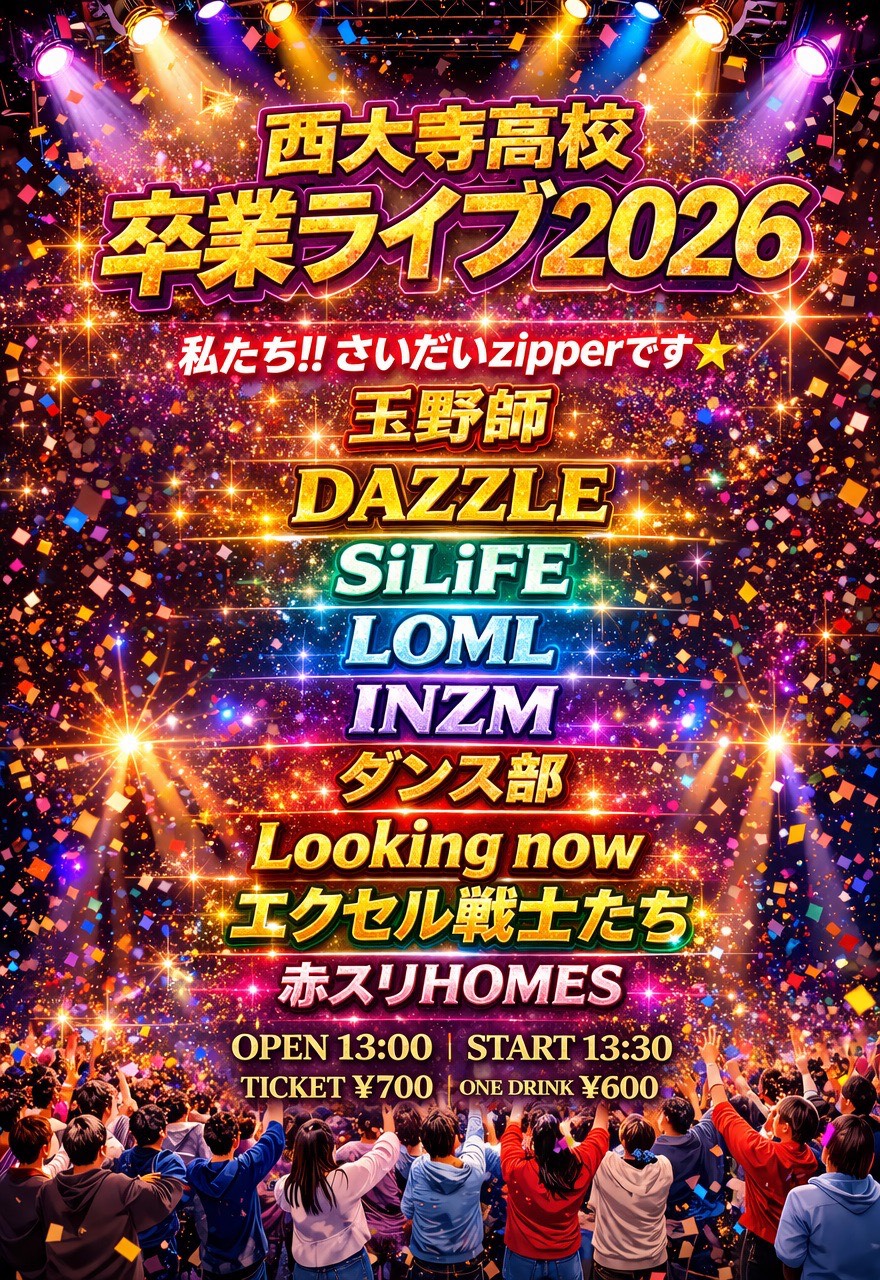 西大寺高校卒業ライブ