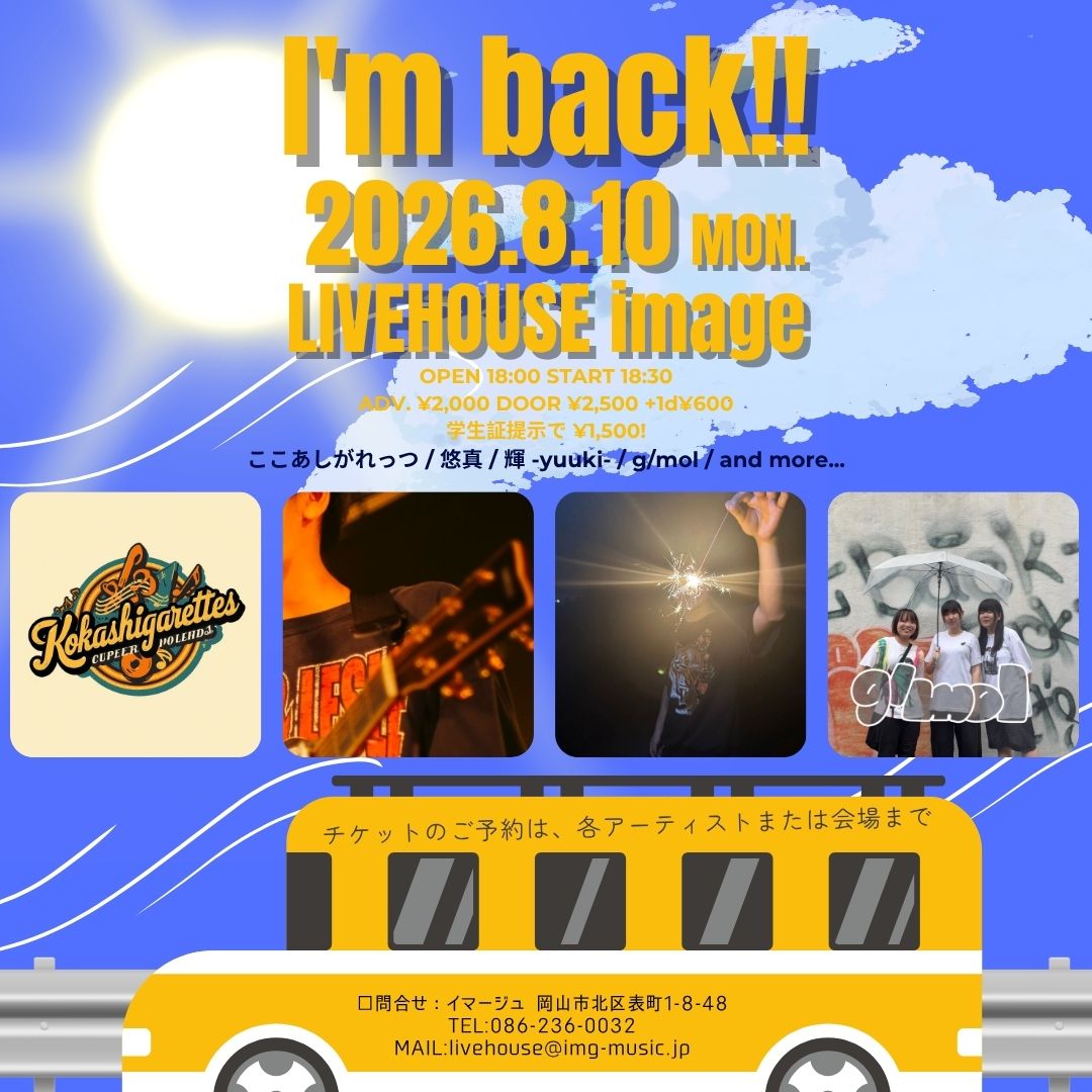 I'm back!!